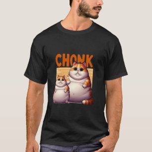 Lustige dicke Katzen Meme, Chonk-Katze Katzenliebh T-Shirt