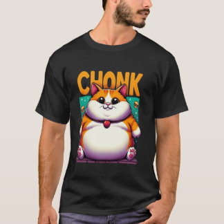 Lustige dicke Katzen Meme, Chonk Katze Katzenliebh T-Shirt