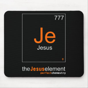 Lustige Die Elemente Von Jesus Christus Chemie Mousepad