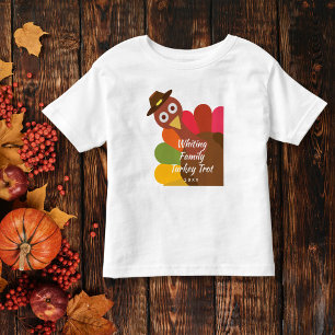 Lustige die Erntedank-Türkeitrot-zusammenpassende Kleinkind T-shirt