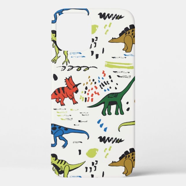 lustige Dinosaurier-Grafik Case-Mate iPhone Hülle (Rückseite)