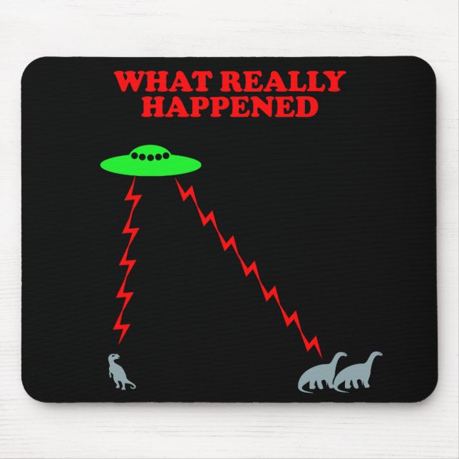 Lustige Dinosaurierlöschung Mousepad (Vorne)