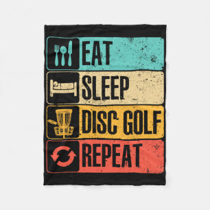 Lustige Disc-Golf-Kunst für Männer Frauen Golfspie Fleecedecke