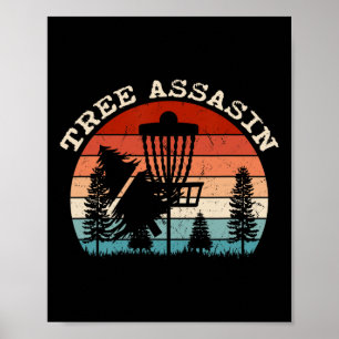 Lustige Disc-Golfer-Geschenke Outdoor-Sportarten D Poster