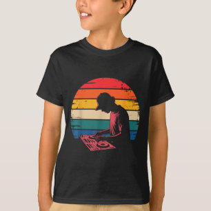 Lustige Dj Kunst Männer Frauen Musikproduzent Disc T-Shirt
