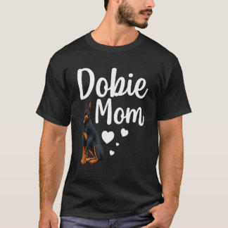 Lustige Dobie-Mutter-Kunst für Mutter Frauen Dober T-Shirt