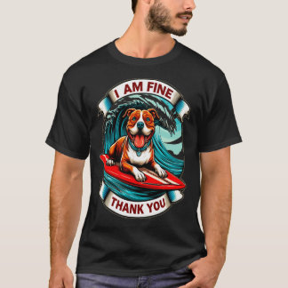 Lustige Dod-Surfing-In-The-Große-Welle-Ozean T-Shirt