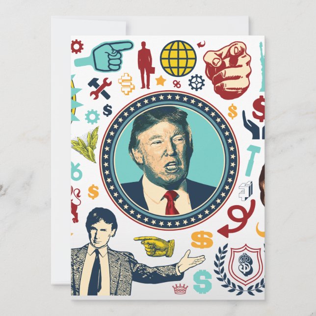 lustige Donald Trump (Vorderseite)
