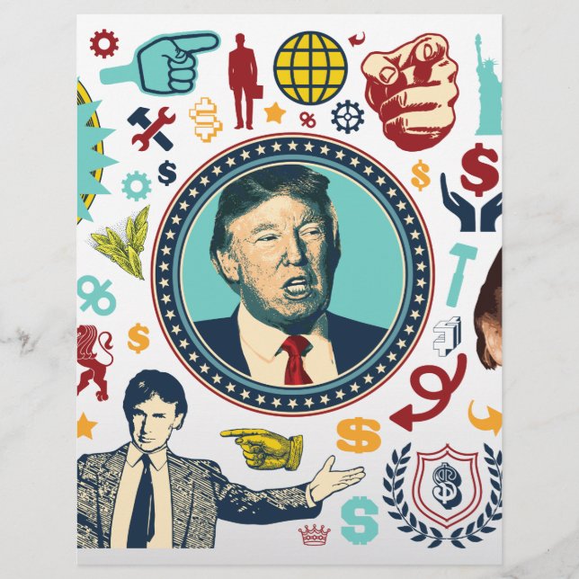 lustige Donald Trump (Vorderseite)