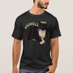 Lustige drehende Katze Maxwell The Tuxedo Cat Meme T-Shirt