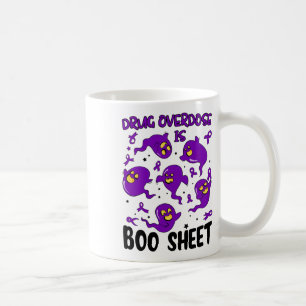 Lustige Drogenüberdosis ist Boo Sheet Geist Hallow Kaffeetasse