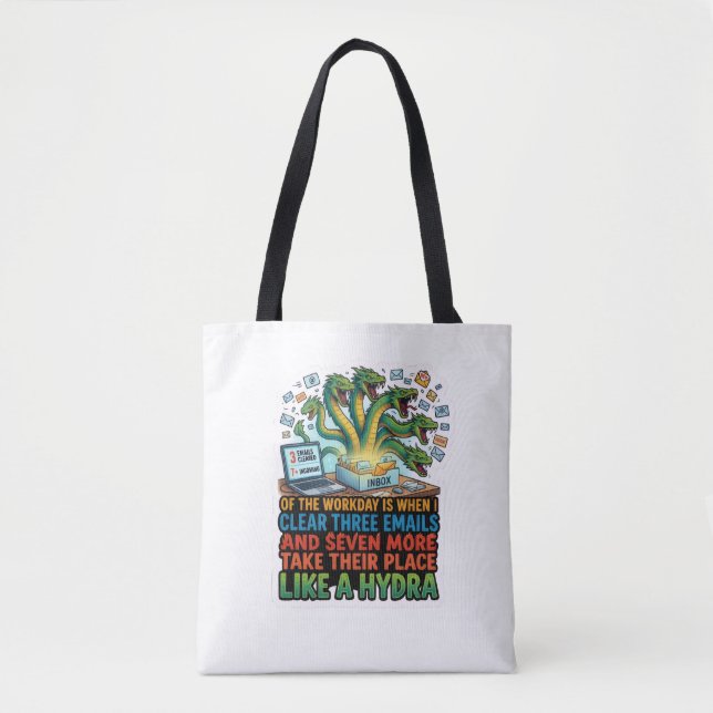 Lustige E-Mail-Hydra   Tasche (Vorderseite)