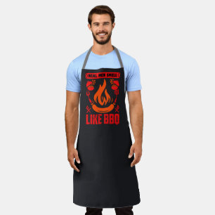 Lustige echte Männer riechen wie Barbecue Schürze