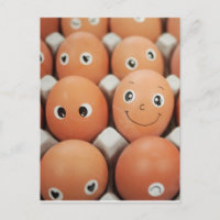 Lustige Ei-Gesichter - Frühstücksnahrung-Druck
