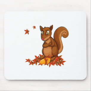 Lustige Eichhörnchen-Nüsse Männer Tier-Wildlife Hu Mousepad