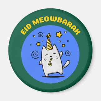 Lustige Eid-Katze Magnet