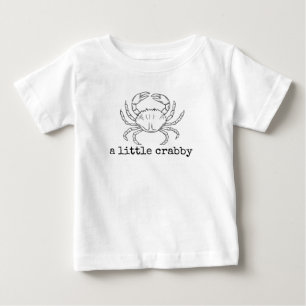 Lustige ein bisschen krabbige minimalistische Somm Baby T-shirt