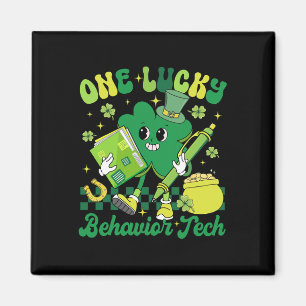 Lustige Ein Glückliches Verhalten Tech St Patricks Magnet