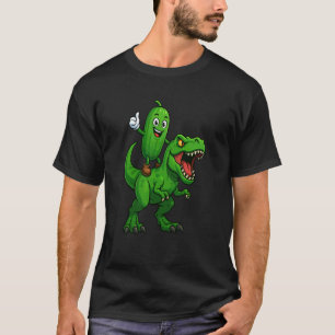 Lustige eingelegte Gurke Dinosaurier Trex Cucumber T-Shirt