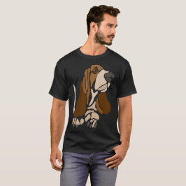 Lustige einzigartige Basset Hound-Hundekunst T-Shirt