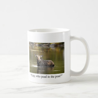 Lustige Elch-Kaffee-Tasse Kaffeetasse