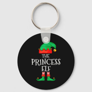 Lustige Elf Familie Weihnachten Prinzessin Elf Pul Schlüsselanhänger