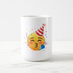 Lustige Emoticon-Party Kaffeetasse