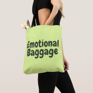 Lustige Emotionaler Gepäck Zitat Tasche