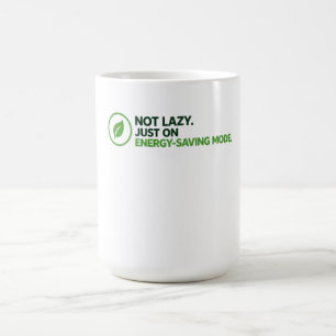 Lustige "Energiesparmodus"-Kaffeetasse als Neuheit Kaffeetasse