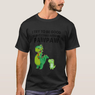 Lustige Enkelkinder, ich versuche gut zu sein, abe T-Shirt