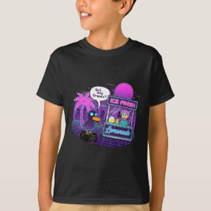 Lustige Ente am Limonadenstand fragt Gs T-Shirt