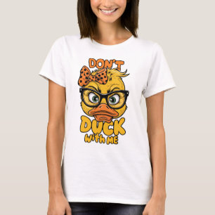 Lustige Enten Attitüde Grafik Süße Sarkastische Ti T-Shirt