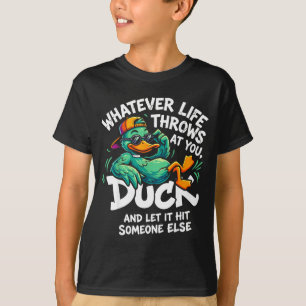 Lustige Enten-Grafik Männer Frauen Teenager lustig T-Shirt