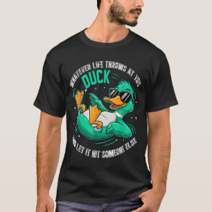 Lustige Enten-Grafik-T-Shirts für Männer, Frauen, T-Shirt