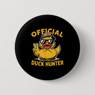 Lustige Enten-Kreuzfahrt-Boot-Jagdtrupp-Gummiente Button