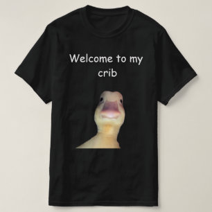 Lustige Enten-Meme – „Willkommen in meiner Bude“ S T-Shirt