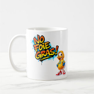 Lustige Enten-Straßenkunst-Cartoons Kaffeetasse