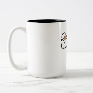 Lustige Enten-Tasse | "Nein" Süße Baby-Enten-Kaffe Zweifarbige Tasse