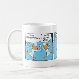 Lustige Enten und PilotCartoon-Tasse Kaffeetasse
