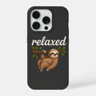 Lustige entspannte Faultier süße faul Lifestyle-Il iPhone 15 Pro Hülle