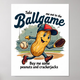 Lustige Erdnüsse bringen mich zum Byll-Spiel Byseb Poster