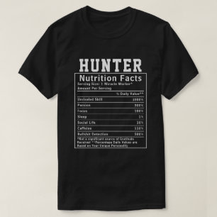 Lustige Ernährungstatsachen für Jäger - Für Wildti T-Shirt