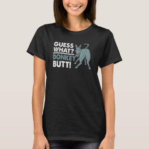 Lustige Eselarsch Sprüche Memes Wortwitz Esel Tier T-Shirt
