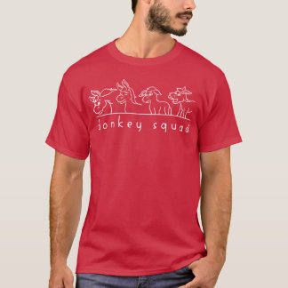 Lustige Eseltruppe Maultier-Team Bauernhof-Tier T-Shirt