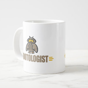Lustige Eule Jumbo-Tasse