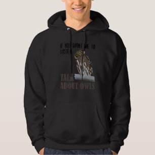 Lustige Eule Sprüche Waldtiere Waldtiere Spaß Hoodie