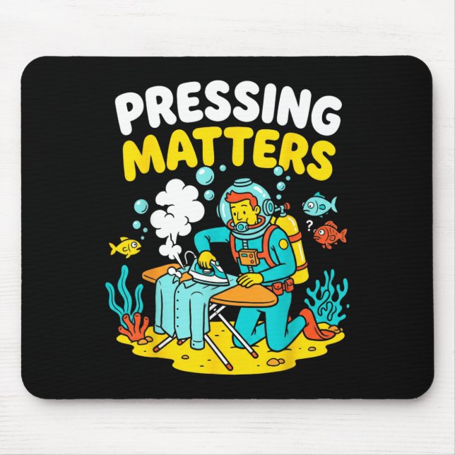 Lustige extreme Bügelns Taucher bügelt s Mousepad (Vorne)