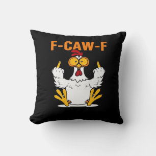Lustige F-Caw-F Finger Huhn Kissen