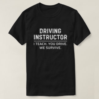 Lustige Fahrlehrer Kleidung Geschenk für Männer T-Shirt
