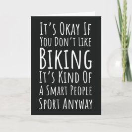 Lustige Fahrradkarten Radfahren Radfahrer Humor Ra Karte